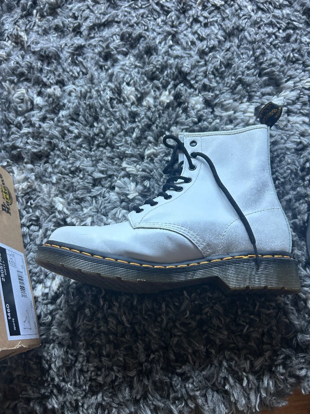 Dr. Martens White boots